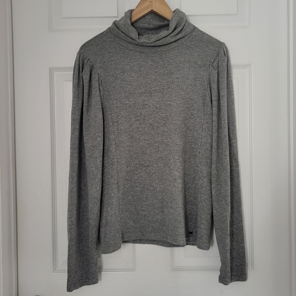NWT Mexx Light Weight Women's Mock Neck Turtleneck Sweater Grey Size XL - Picture 2 of 11